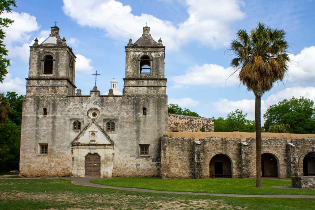 Mission Concepción, a beautiful Spanish Mission in San Antonio, Texas.